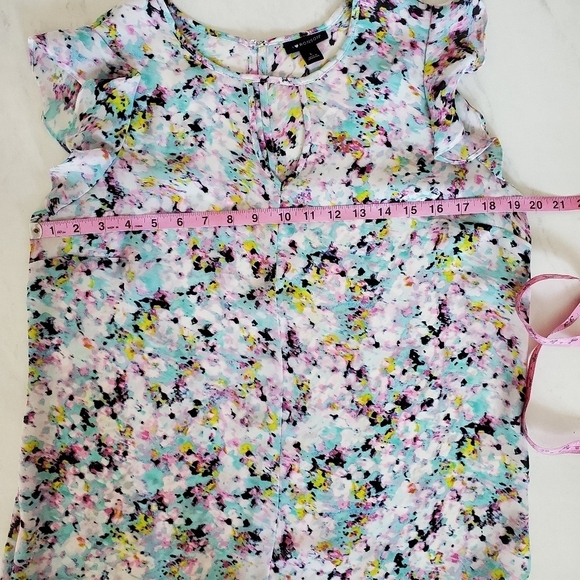 I Heart Ronson Large Work Office Blouse Ruffles - Picture 13 of 14